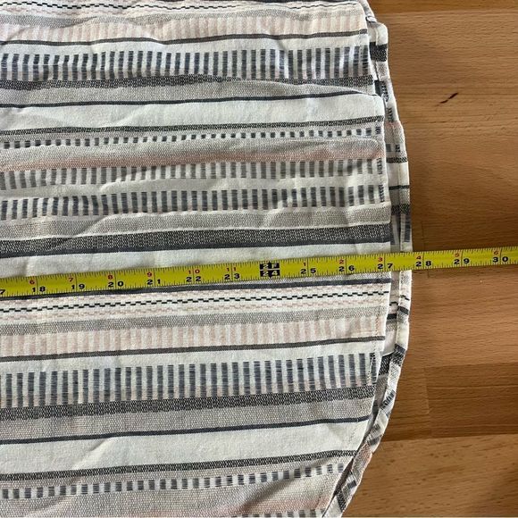 🖤3/$20🖤 Loft women’s medium long sleeve blouse neutral printed collared top - Picture 6 of 9